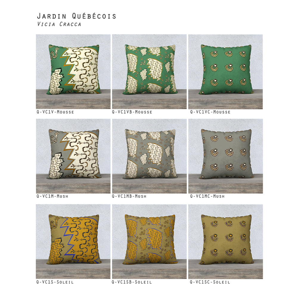 
                  
                    Load image into Gallery viewer, Decorative cushion Vicia Cracca Mousse
                  
                
