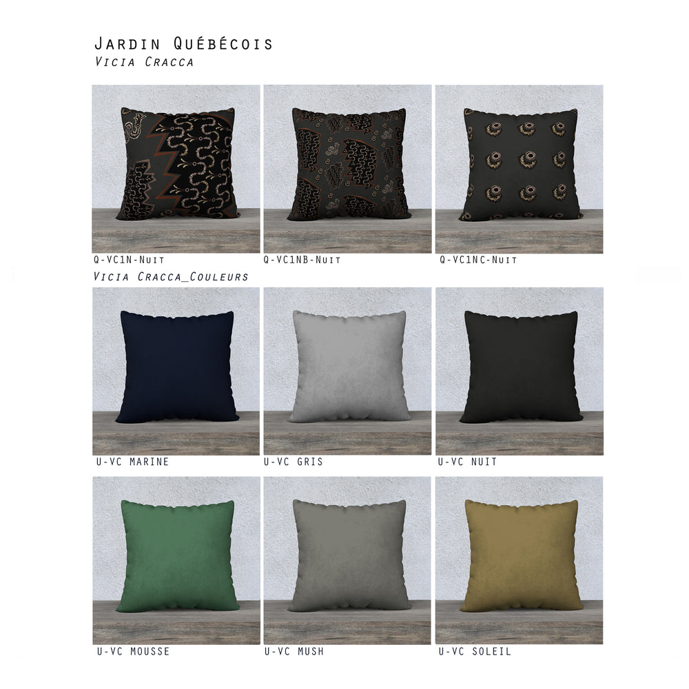 
                  
                    Load image into Gallery viewer, Decorative cushion Vicia Cracca Mousse_Q-VC1VC
                  
                