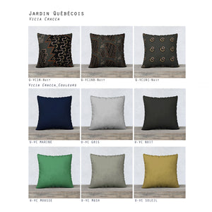 
                  
                    Load image into Gallery viewer, Decorative cushion Vicia Cracca Marine_Q-VC1
                  
                