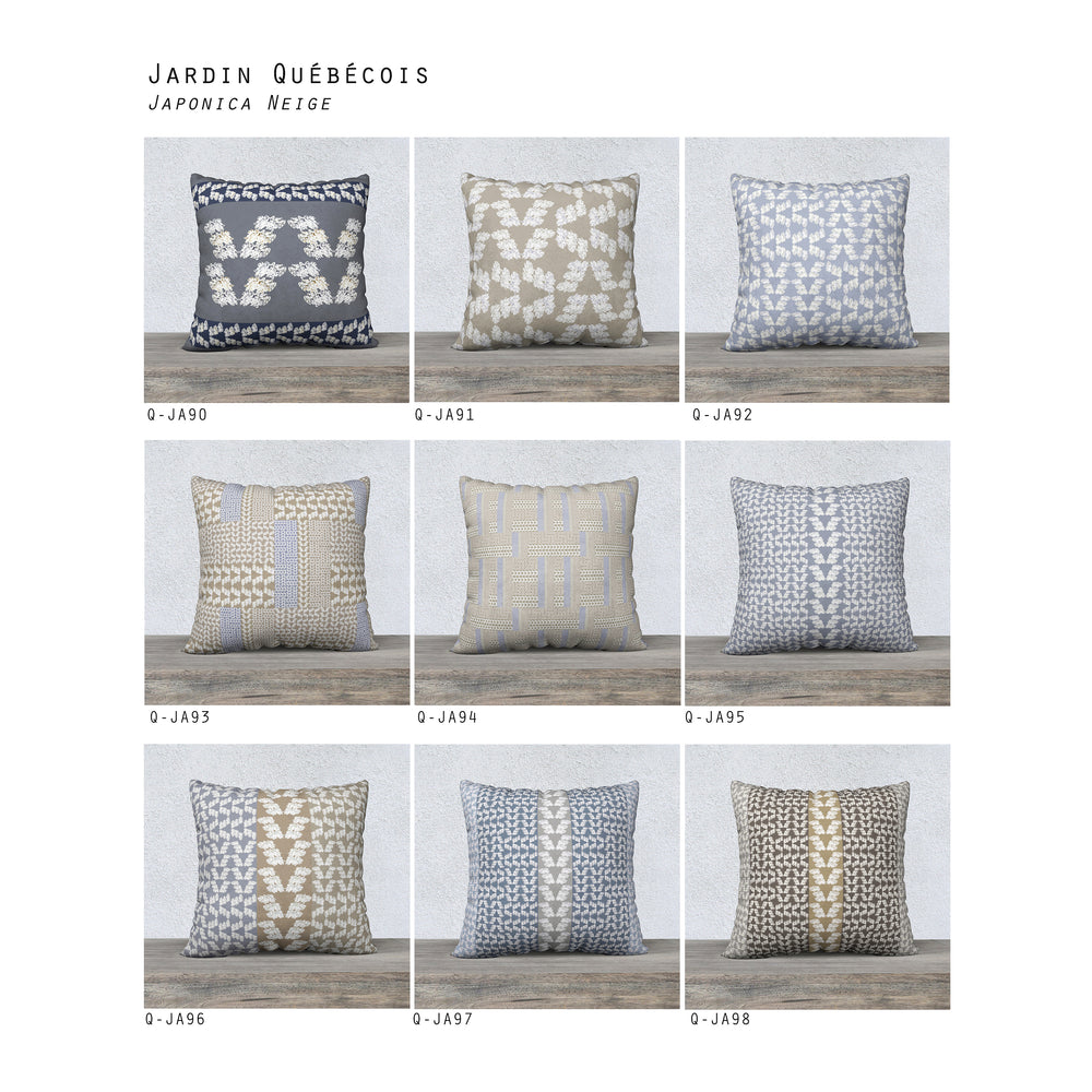 
                  
                    Load image into Gallery viewer, Decorative cushion Japonica Neige_Q-JA93
                  
                