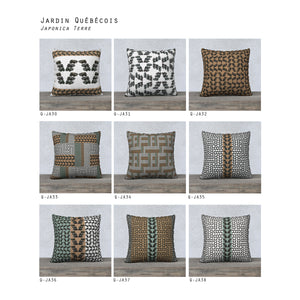 
                  
                    Load image into Gallery viewer, Japonica decorative cushion Terre_Q-JA33
                  
                