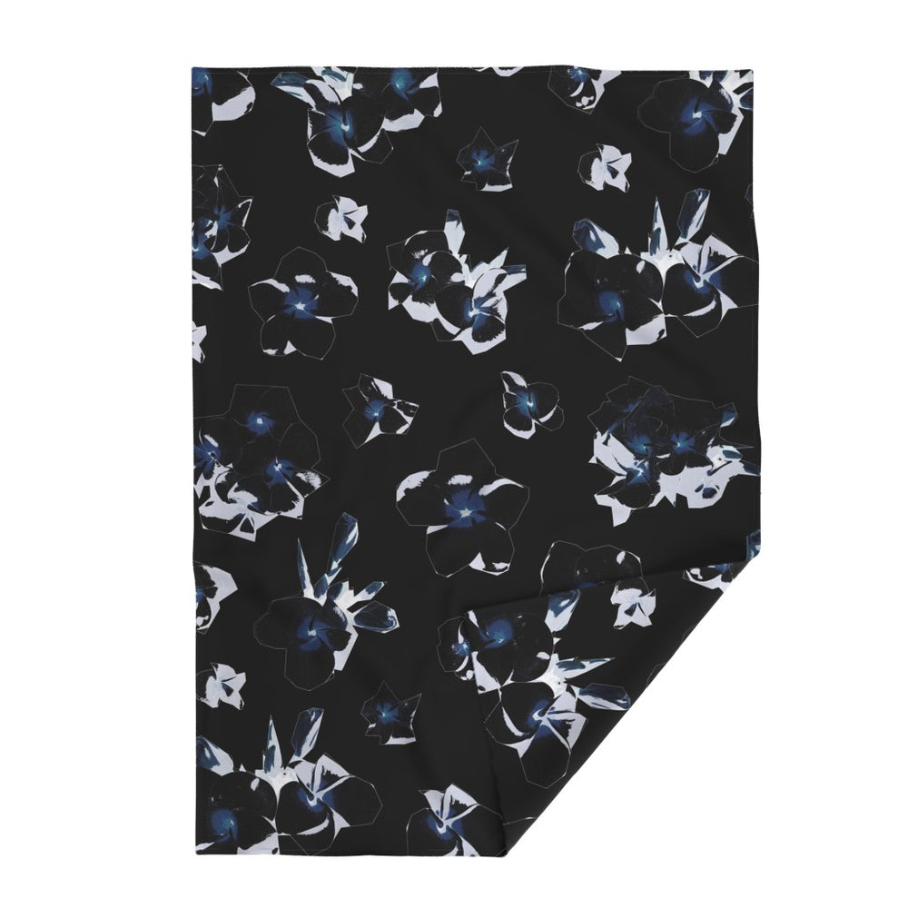 Verge Fabric: Grand Plumeria Blue N
