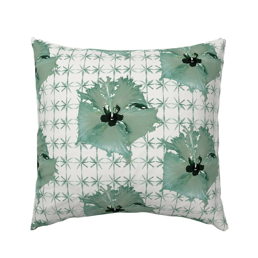 Decorative cushion Hibiscus Green_HI-2