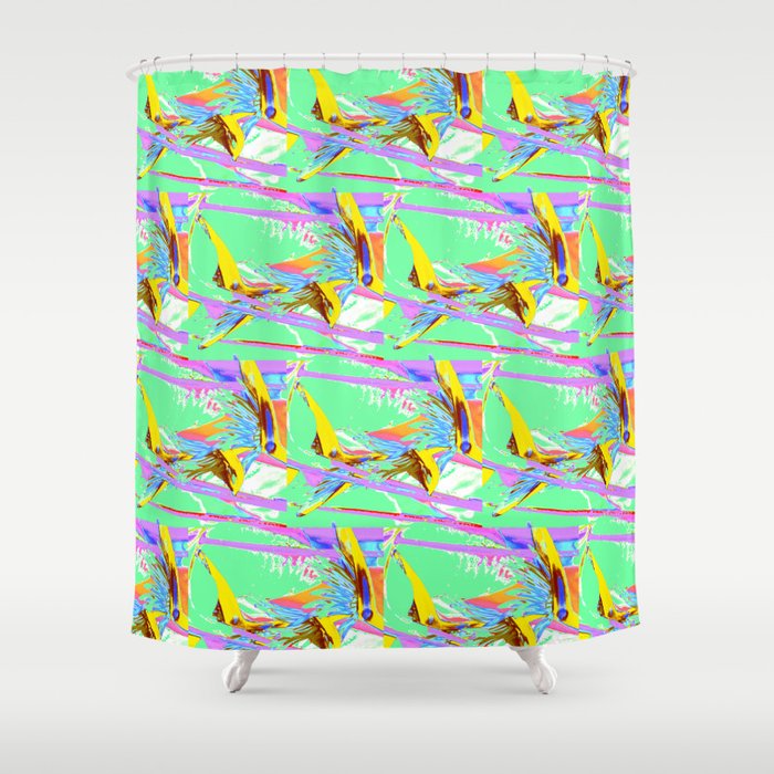 Shower Curtain: Anahola Green