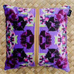 
                  
                    Load image into Gallery viewer, 2 Funky Velvet Rococo 2 decorative pillows 12.5 x 12.5 in.
                  
                