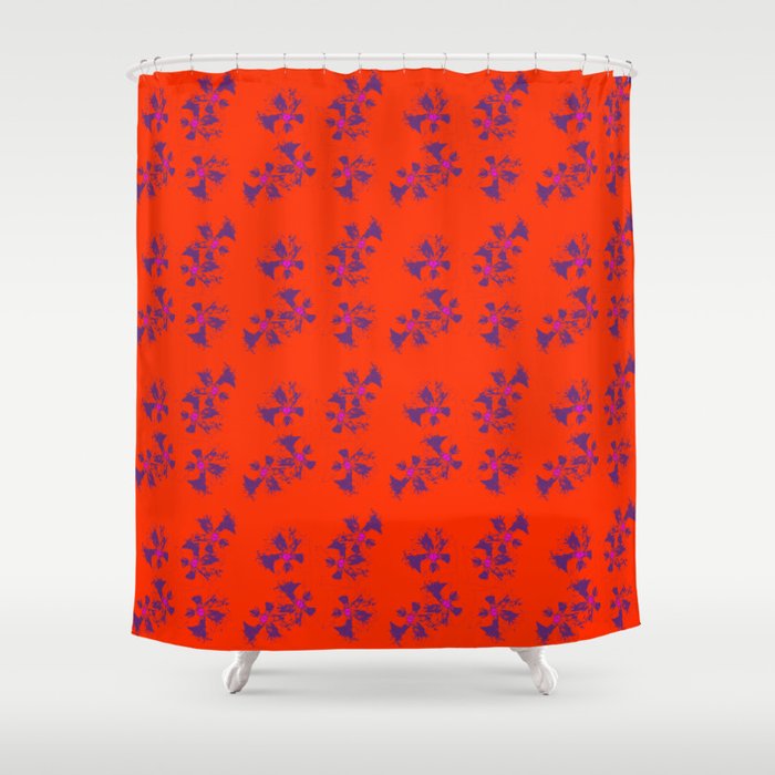 Shower Curtain : Kapa'a Red