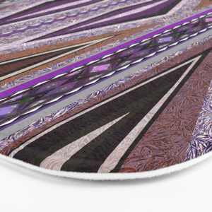 
                  
                    Load image into Gallery viewer, Shower Mat : Tribal Mauve
                  
                