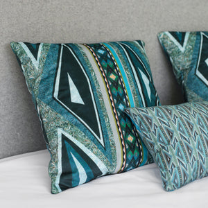 
                  
                    Load image into Gallery viewer, Decorative Cushion Tribal Turquoise_NA-4
                  
                