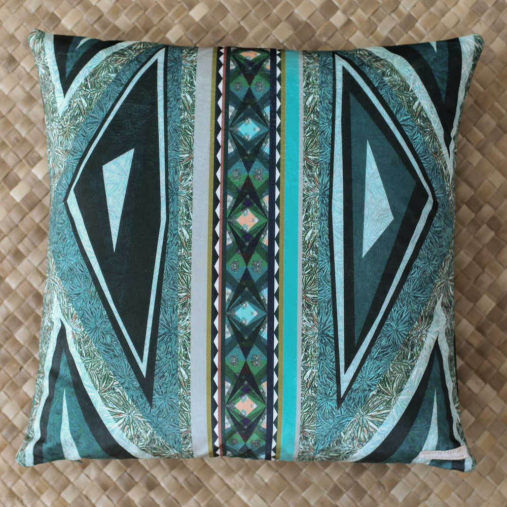 Decorative cushion Tribal Turquoise_NA-4