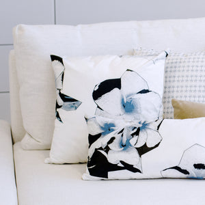 
                  
                    Load image into Gallery viewer, Decorative Cushion Large Plumeria Blueu_KB-3
                  
                